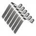 MonkeyJack Pack 6 Durable Strong Single Button Snap Clips 8mm - Kayak Paddle Spring Clip - Tent Pole - Awning Accessories