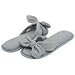 Home Top Fashion Bow Design Slip on Cotton Memory Foam Cozy Indoor Slippers for Women