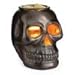 CANDLE WARMERS ETC. Illumination Fragrance Warmer- Light-Up Warmer for Warming Scented Candle Wax Melts and Tarts or Essential Oils to Freshen Room, Skull