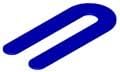 Plastic Horseshoe Shims 1/16" x 1 1/2" x 3 1/2" Blue - 100 Package