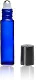 Your Oil Tools 10 Ml Blue Glass Roller Bottle with Stainless Rollers (Qty 5)
