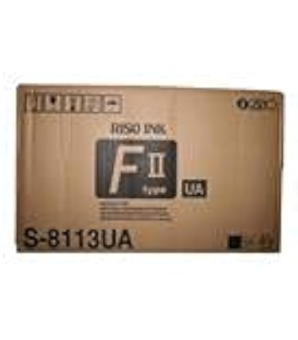 Amazon.com: Riso S-8113 Black F II Type Duplicator Ink Box of 2