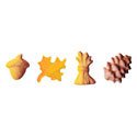 Fall Assortment Thanksgiving Sugar Decorations Cookie Cupcake Cake 12 Count