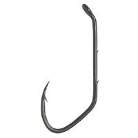 Matzuo Sickle Baitholder Offset Down Eye Hook, Black Chrome, 8