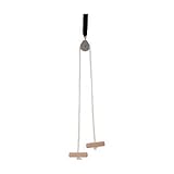 Balego Shoulder Pulley with Webbing Door Strap (Standard Wood Handle)