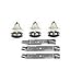 Raisman 46" Lawn Mower Deck Rebuild Kit Includes 618-0660 Spindles and 742-04125 Blades Fits LT1045 LT1046 primary