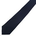Mens Solid Black Necktie