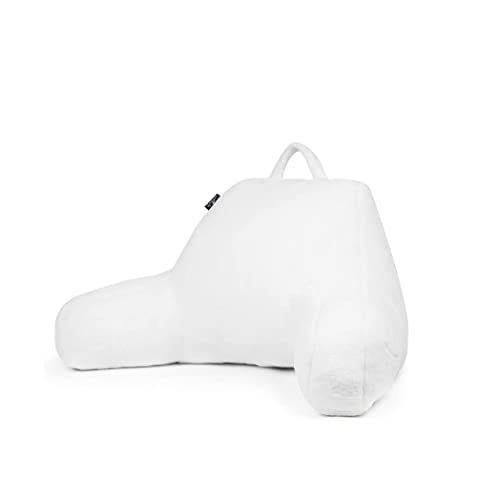 Plush&Stuff Reading Pillow for Sitting in Bed Inner Memory Foam