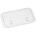 Bomar Access 8" x 12" Stark White Hatch BOMG7812W