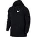 NIKE Mens Dry Fleece Pull Over Hoodie Black/White 860469-010 Size Large