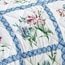 Collections Etc Summer Breeze Floral Lattice Reversible Lightweight Quilt - Seasonal Décor, Blue, King