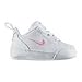 NIKE Infant PICO Plus Bootie (CB) Crib Shoes (1 M US Infant, White/Pink)