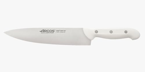 Arcos Artika Cuchillo Cocinero Profesional - Acero Inoxidable NITRUM 215 mm - Mango Polipropileno Resistente - Corte Preciso y Duradero - Serie Artika