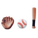 Baseball Assortment Sugar Decorations Cookie Cupcake Cake 12 Count