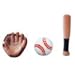 Baseball Assortment Sugar Decorations Cookie Cupcake Cake 12 Count