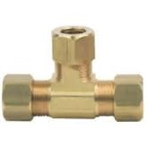 PROFLO PFXCTCN 3/8 Inch OD Compression Domestic Brass Tee - N/A