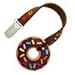 Silli Chews Teething Ring Baby Teething Toys Little Donut Silicone Teether and Clip for Babies - Best Natural Chocolate Donut Infant Teether for Boys or Girls Chew Toys