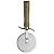 Update International (PC-4WH) 4" Pizza Cutter w/ Wood Handle