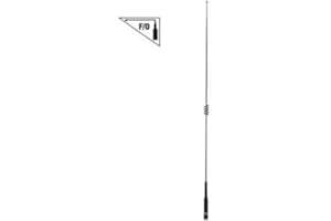 COMET INDUSTRIES Comet SBB-5NMO 2M/70cm Dual Band Ham Radio Mobile Antenna