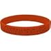 Body Candy Customizable Red Silicone Style 2 Stretch Personalized Message Bracelet