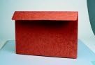 Star Products Star Wallet Art Portfolio With Cloth Tie Hook And Loop Closure - 14 x 20 x 2 in. - Red