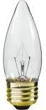 HC Lighting - Low Voltage 12V E26 Medium Base 15 Watt Clear Torpedo Tip Decorative Chandelier/Landscape Light Bulb (10 Pack) (15 Watt)
