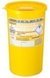 Large Sharps Bin 5 Litre Yellow Lid