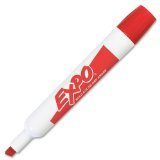 Expo Original Dry Erase Markers, Red, Chisel Tip, (2 Packs of 12, Total of 24)
