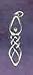 Celtic Lunar Goddess Charm Sterling Silver Wiccan Jewelry