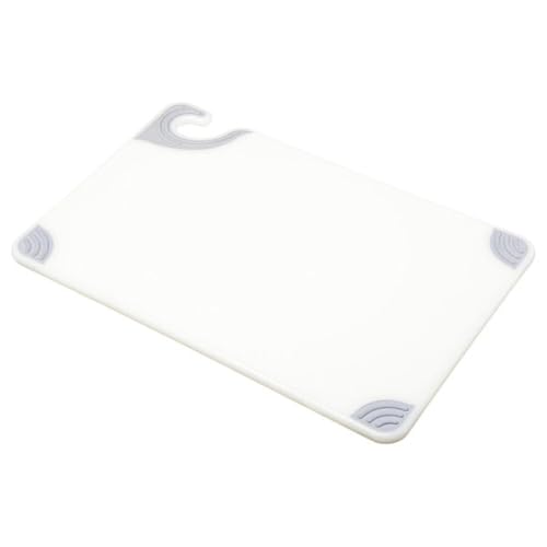 San Jamar cbg121812wh tabla para cortar SAF-T-grip, 305 mm H x 457 mm W x 13 mm D, color blanco -