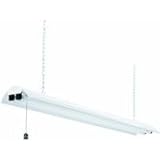 Lithonia Lighting 1245 SHOPLIGHTH2:H183 2-Light Fluorescent Shop Light, Polished Silver
