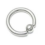 316L Surgical Steel Captive Bead Ring CBR 10g