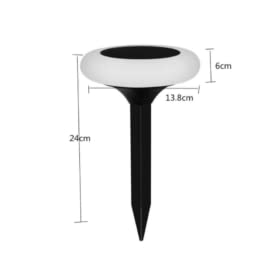 Solar Garden Light Colour Changing Automatic Pack of 2