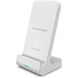 Wireless Charging Stand 2 Coils Qi Certified Fast Wireless Charger 10W Qi for Galaxy S9, S9+, S8, S7 & Note 8, 5W Compatible iPhone X XS MAX XR 8 & 8 Plus and All Qi-Enabled Devices
