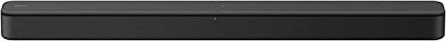 Sony S100F 2.0ch Soundbar with Bass Reflex Speaker, Integrated Tweeter and Bluetooth, (HTS100F), easy setup, compact, home office use with clear sound black