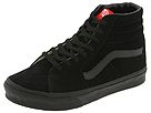 Vans VD5IBKA Unisex SK8-Hi Suede Skate Shoes, Black/Black, 5 B(M) US Women / 3.5 D(M) US Men