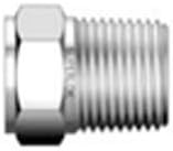 1/2" Male NPT Pipe Plug - 316 SS