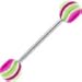 Body Candy Purple Paradise Hypnotic Acrylic Ball Barbell Tongue Ring