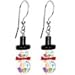 Body Candy Handcrafted Snowman Holiday Earrings Created with Crystal for Women, Mother, Friend, Wife