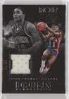 Isiah Thomas #/99 (Basketball Card) 2017-18 Panini Noir - Icons Memorabilia #IM-IT