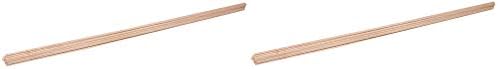 Pitsco Education 58540 Balsa Wood Strips, 1/8" x 1/4" x 24" (Pack of 20) (Twо Pаck)