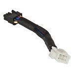 4" 6-Pin PCI Express (F) to 6+2-Pin PCI Express (M) Power Adapter