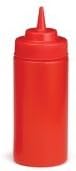 Kitchenware - Squeeze / Oil Bottles - Ketchup Red Squeeze Dispenser Small