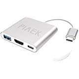 USB 3.1 Type-C To HDMI Adapter 4K+USB 3.0+USB-C Converter Cable Digital USB Charging Cable with Large Projection for Network Card,Card Reader, U Disk and Mouse 