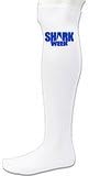 EDRE Shark Week Men's&amp;Women's Rugby SockWhite (1 Pair)