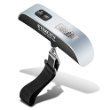 Etekcity Digital Hanging Luggage Scale, Rubber Paint, Temperature Sensor, 110 Pounds, Silver