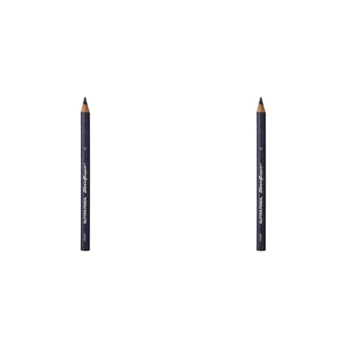 Stargazer Glitter Eye/Lip Pencil, Violet (Pack of 2)