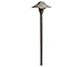 Kichler 15470AZT Dome Path Light 6-Inch, Textured Architectural Bronze