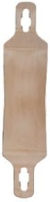 BLANK DECKS H Shape Natural Wood Drop Though Skateboard Deck - Choose Size