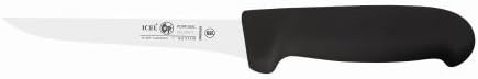 Icel 5,2 '' Straight Boning Knife with Black Poly Handle Slim Edition